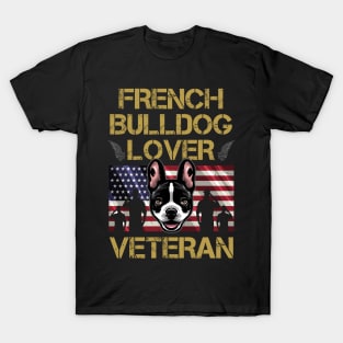 Veteran French Bulldog Lover T-Shirt